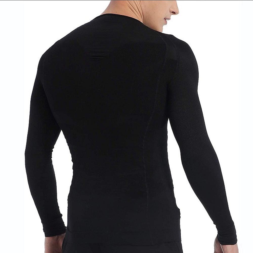 Men's slimming long-sleeved vest tummy shapewear long-sleeved vest