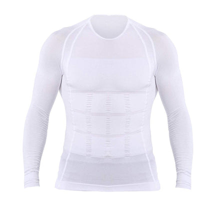 Men's slimming long-sleeved vest tummy shapewear long-sleeved vest