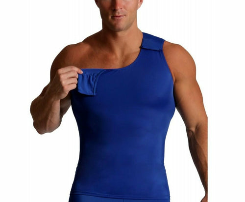 Insta Slim Activewear Compression Muscle Tank Hook and Loop MA00V1