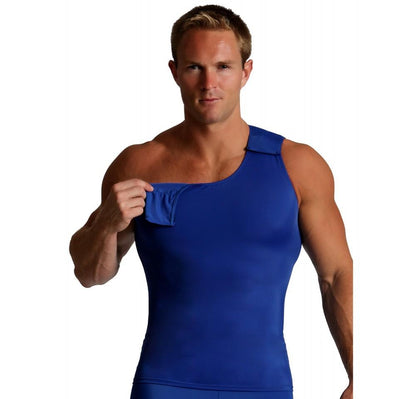 Insta Slim Activewear Compression Muscle Tank Hook and Loop MA00V1