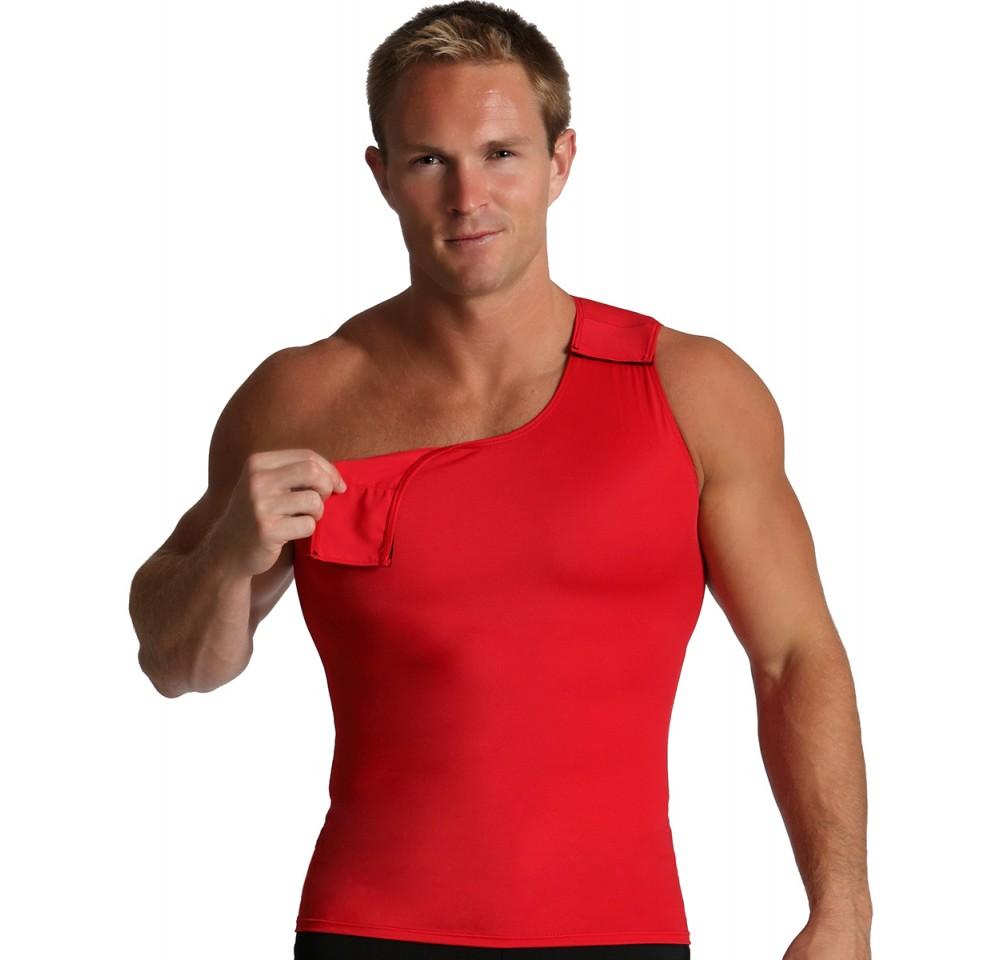 Insta Slim Activewear Compression Muscle Tank Hook and Loop MA00V1