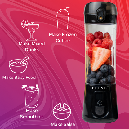 Pro+ Ice Crushing Portable Blender (17oz) – Blend Anywhere, Anytime!